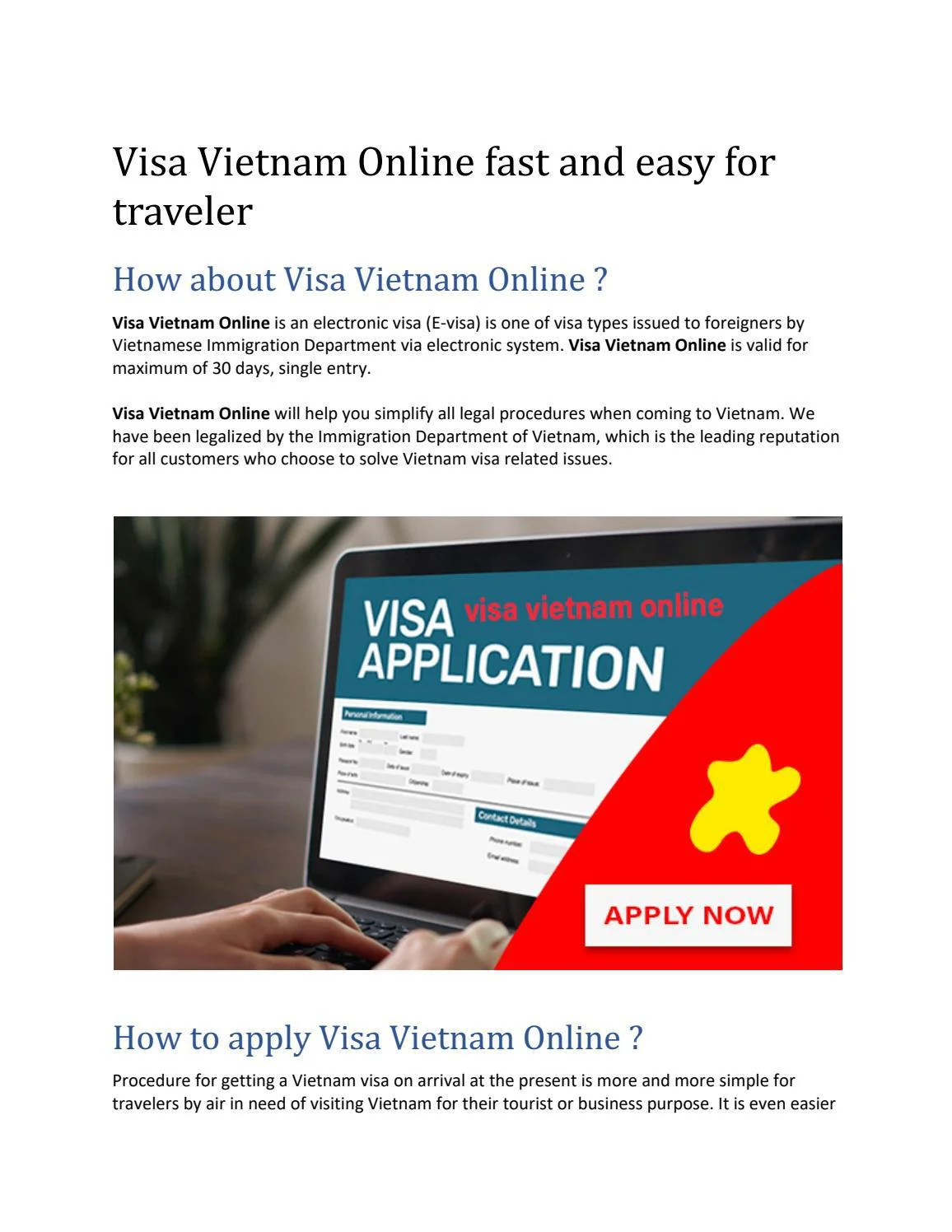 Vietnam Immigration Visa Everything You Need to Know